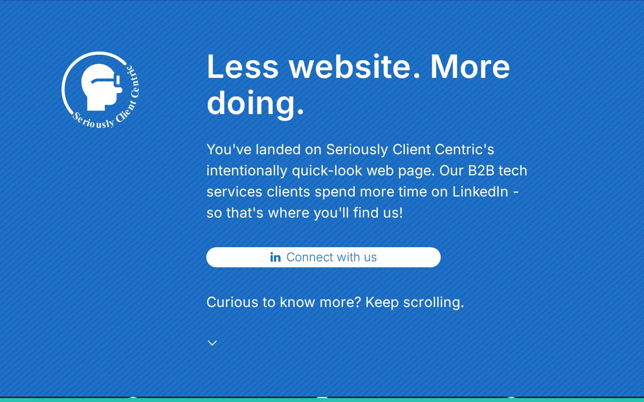 Seriously Client Centric